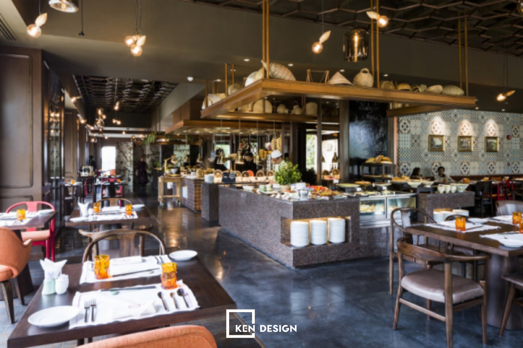 Khám phá 15 mẫu thiết kế nhà hàng buffet bình dân mới nhất 2024